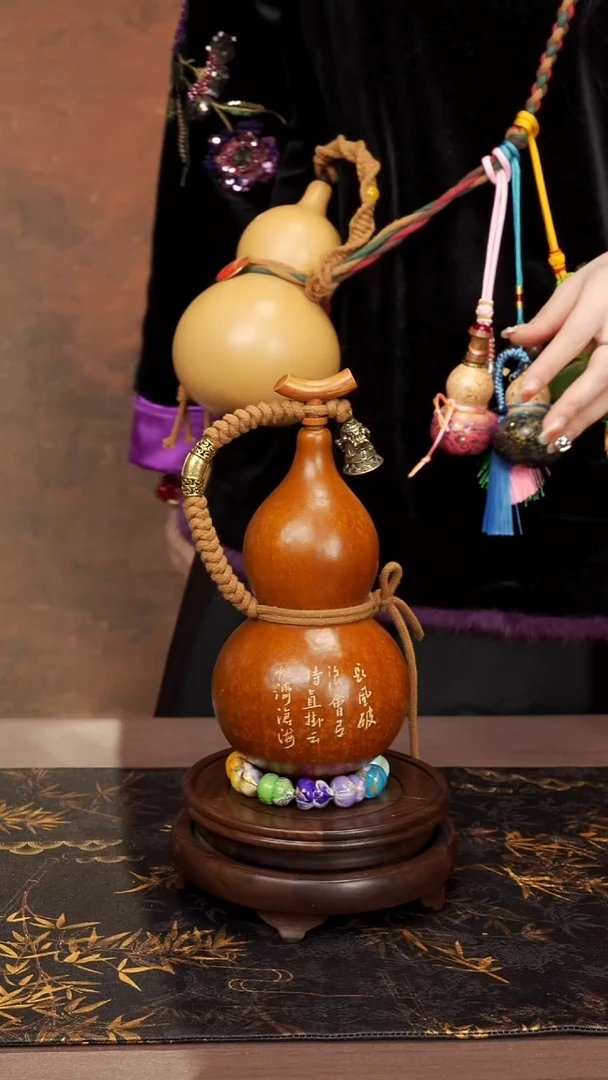 90--高端工艺大漆酒葫芦--178