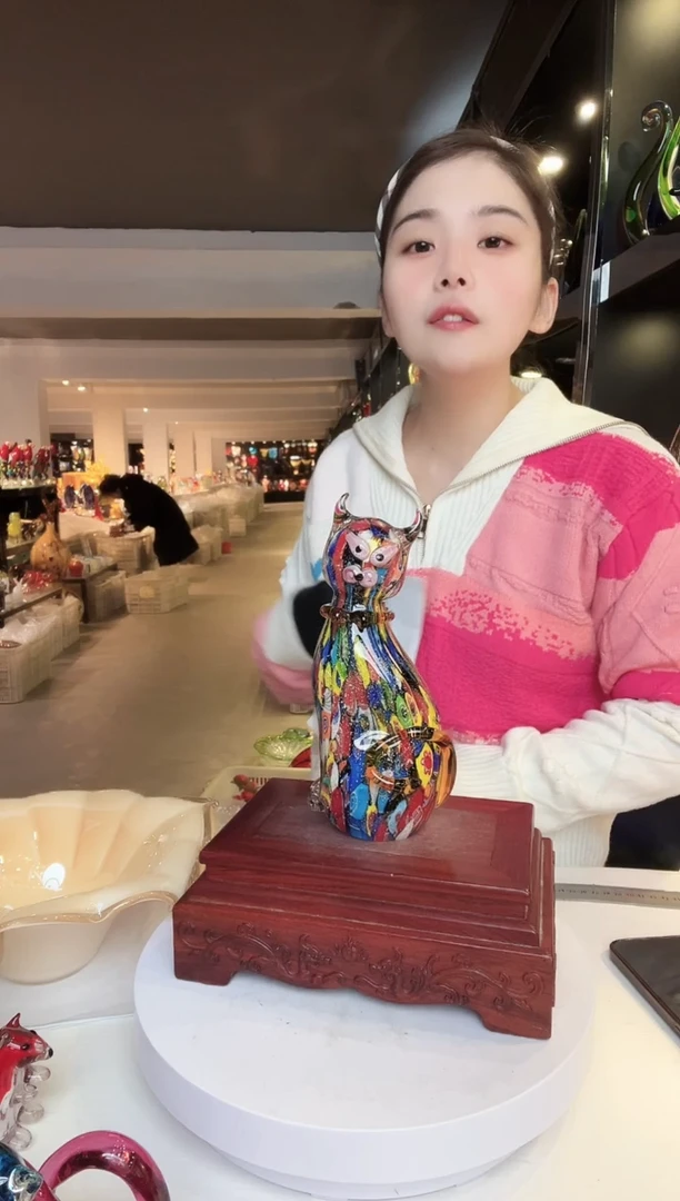【闪购商品】茶盏纯手工热塑猫咪