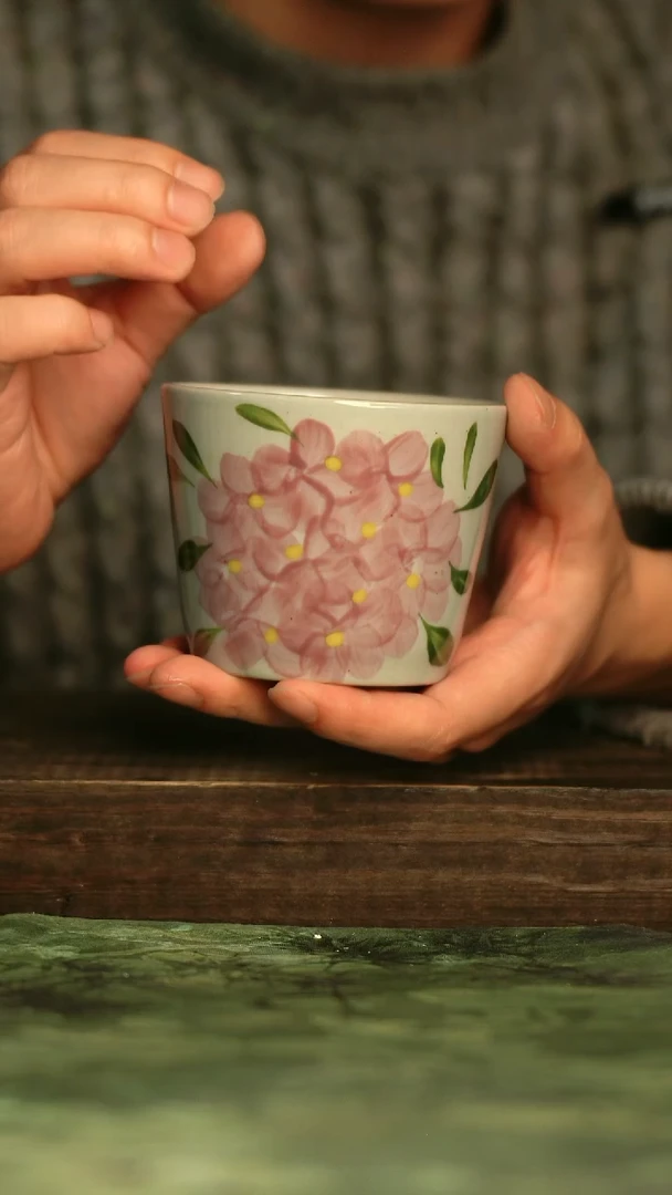 瓷器青诗集手工手绘瓷器