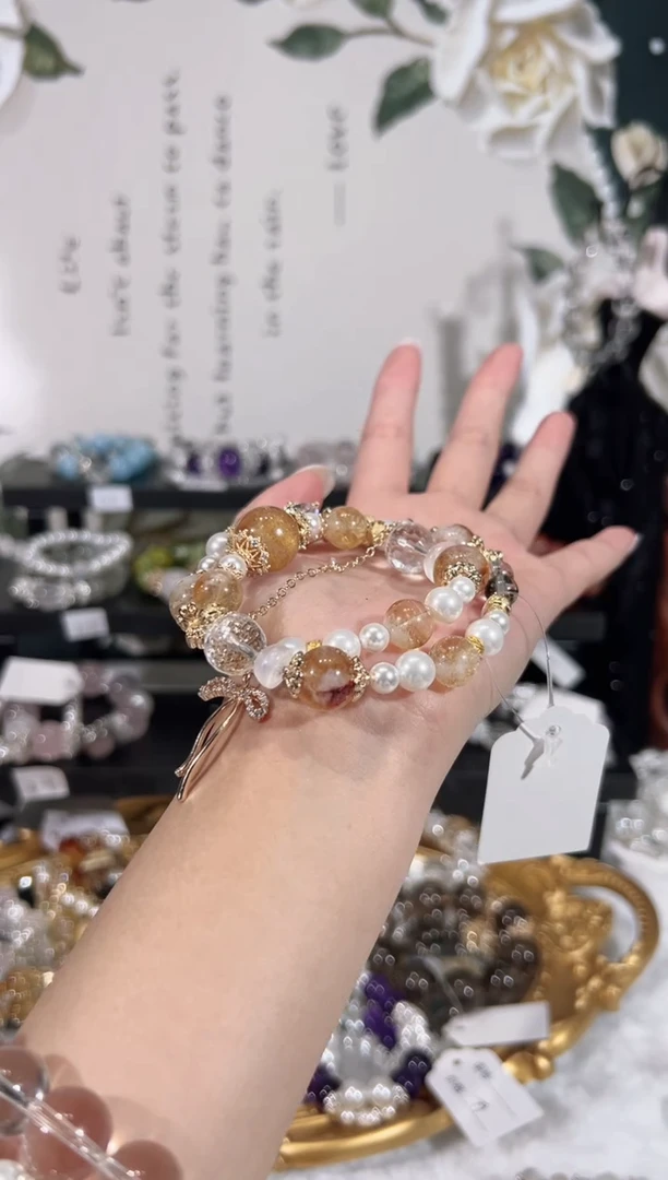 【闪购商品】水晶手链未镶嵌天然水晶默认微瑕 多样性发货发起一