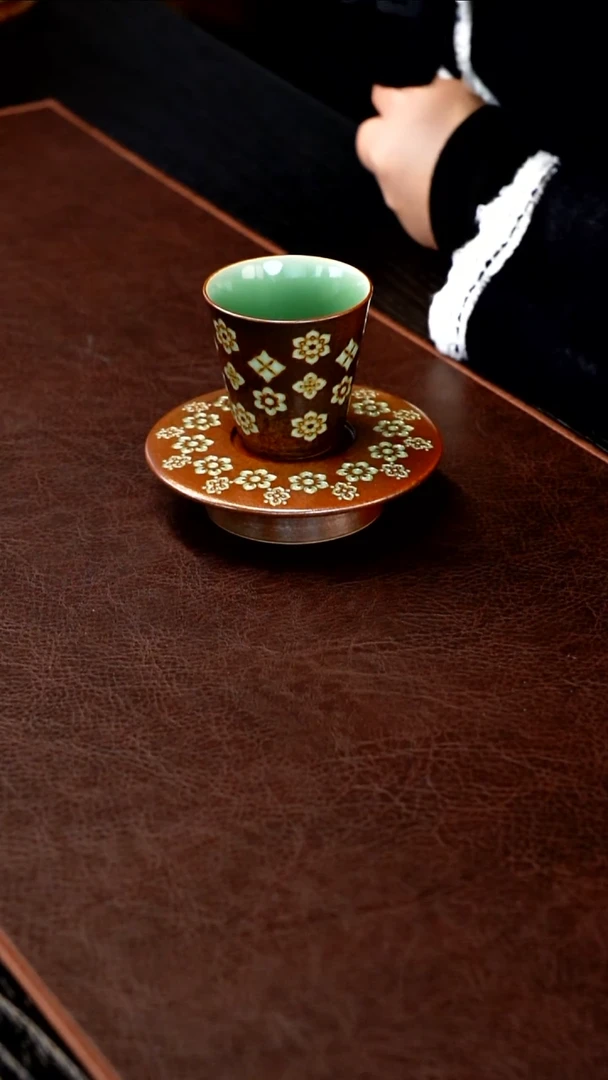 青瓷手工茶器包邮