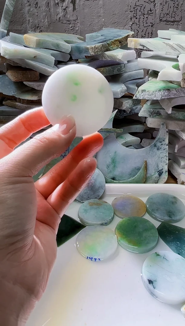 裸石翡翠天然翡翠A货玉 南 576