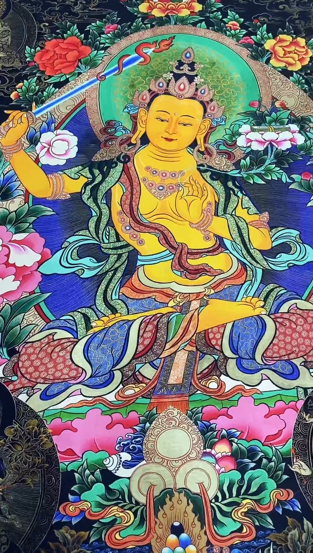 卷轴画精品挂饰 唐卡tk16012