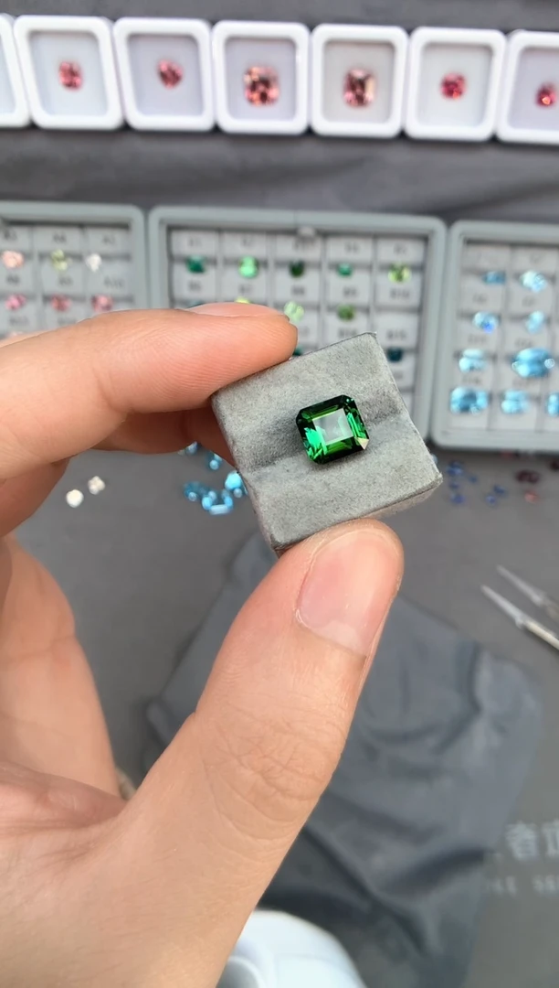 【闪购商品】定制碧玺裸石未镶嵌b10 3.87ct