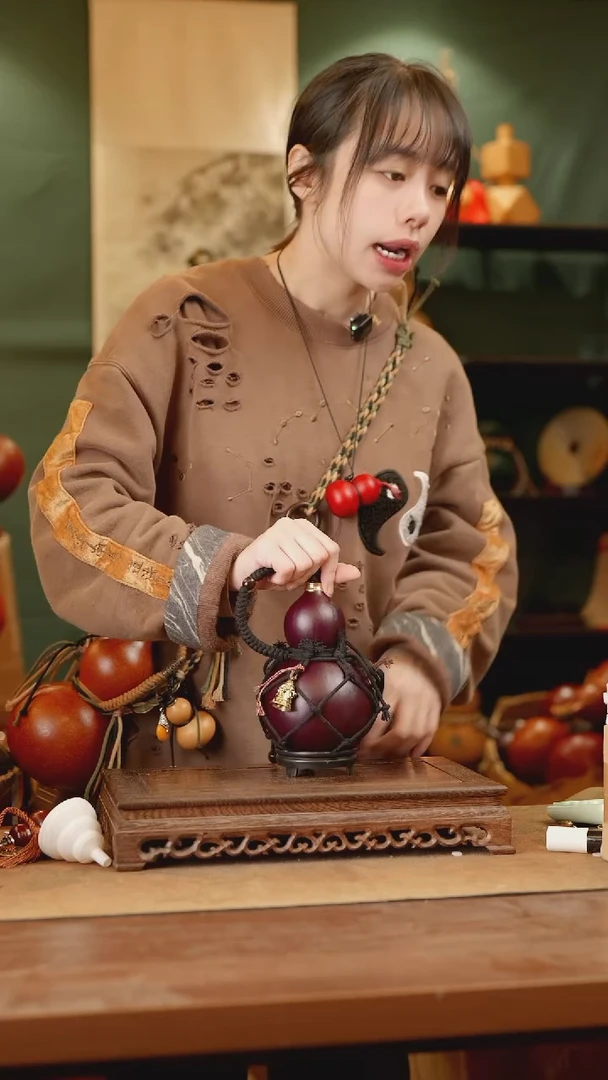 75号精品天然大漆酒葫芦一物一拍~