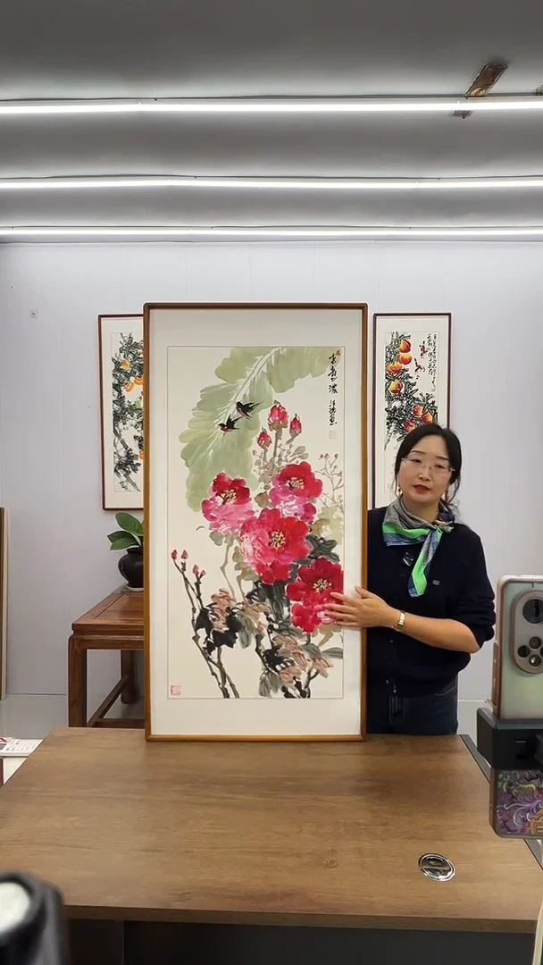 国画汪琼 120*60 春意浓