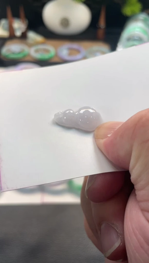 颈饰未镶嵌翡翠19号链接 有纹裂