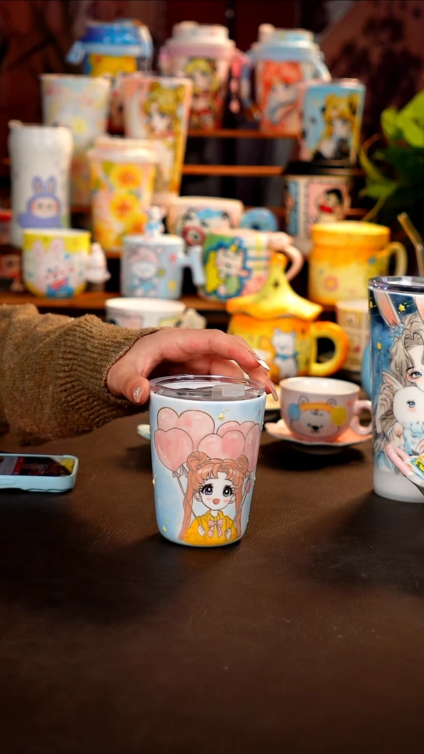 景德镇纯手工手绘杯杯