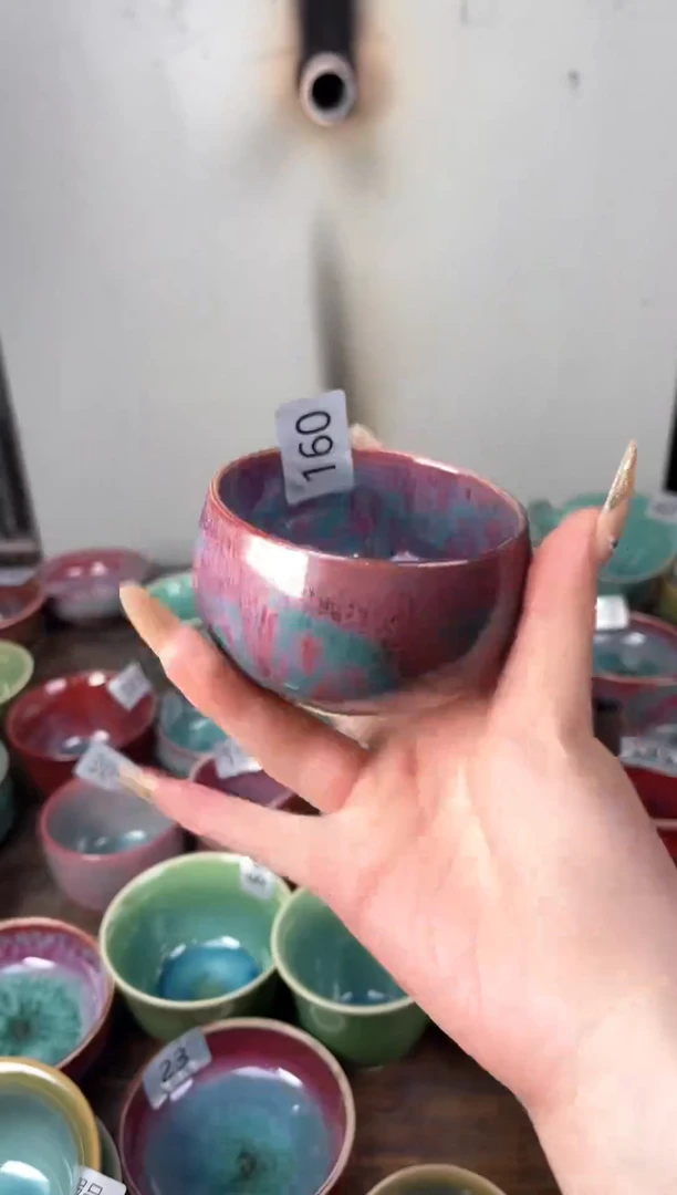 【闪购商品】摆件钧瓷手工茶器窑变