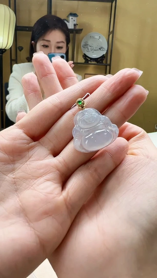 【闪购商品】翡翠颈饰18K金镶嵌DFZ0119-67