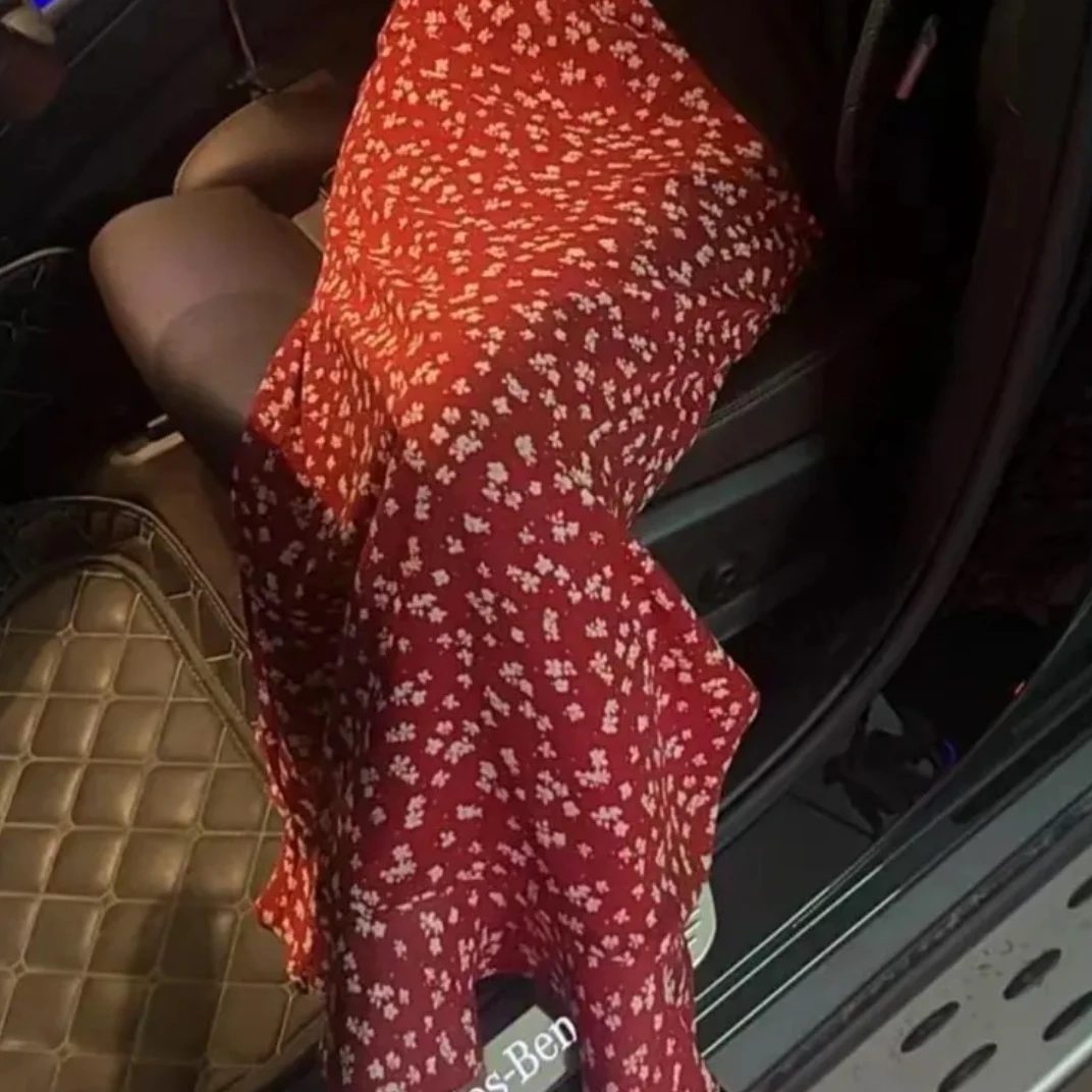 2025新款松紧腰休闲碎花半身裙休闲时尚百搭女裙