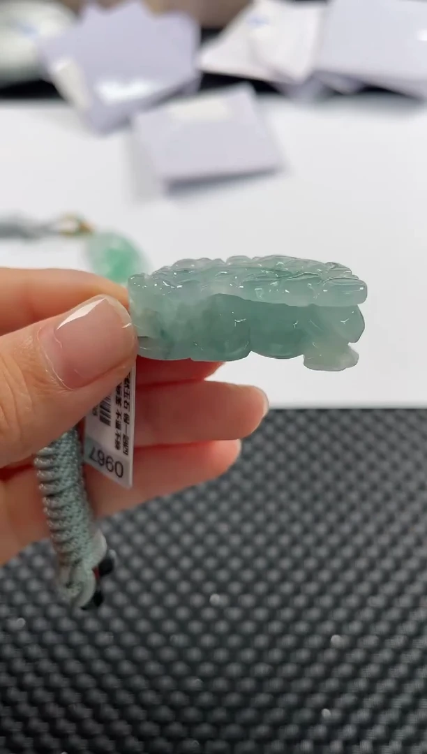 颈饰未镶嵌翡翠基地发货H 8678 貔貅