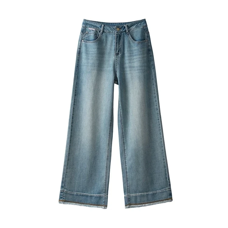 D31253南油爆款百搭水洗休闲牛仔裤女