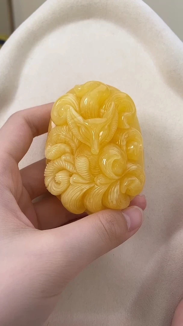 琥珀颈饰未镶嵌吊坠