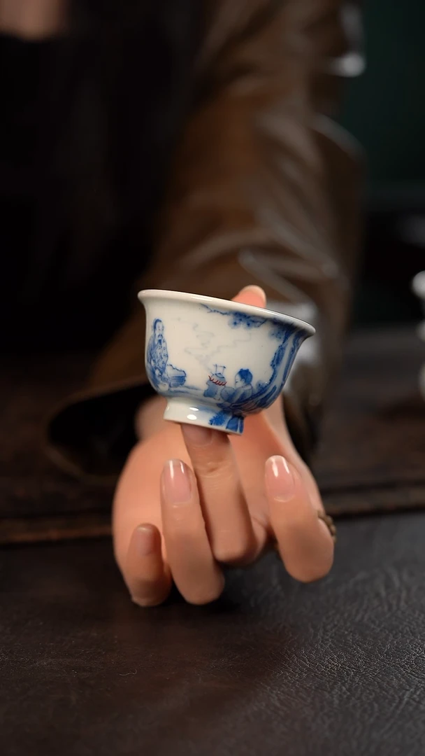 【闪购商品】杯愚公坊童子煮茶小压手杯