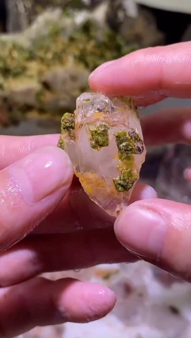 未镶嵌珠宝半成品水晶34号四川美姑超七花园水晶