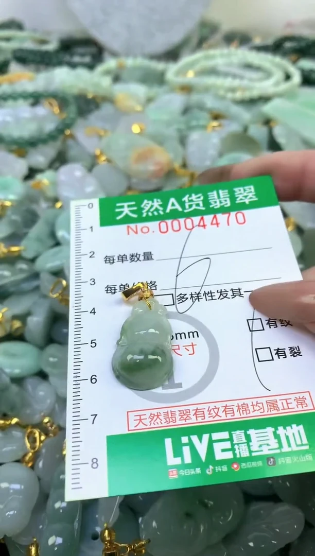 颈饰未镶嵌翡翠纯天然缅甸A货翡翠