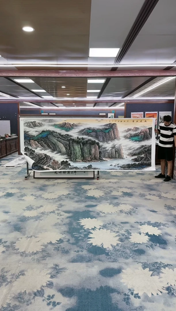 国画z张伦玉-山水国画-小丈二