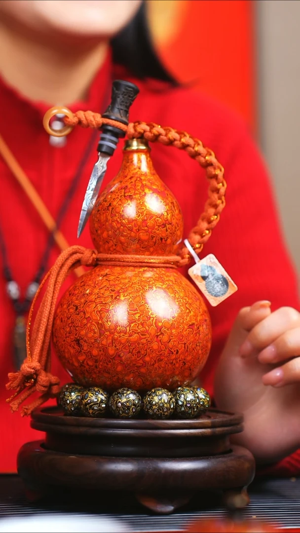 【闪购商品】JQ171过年礼臻选大漆酒葫芦