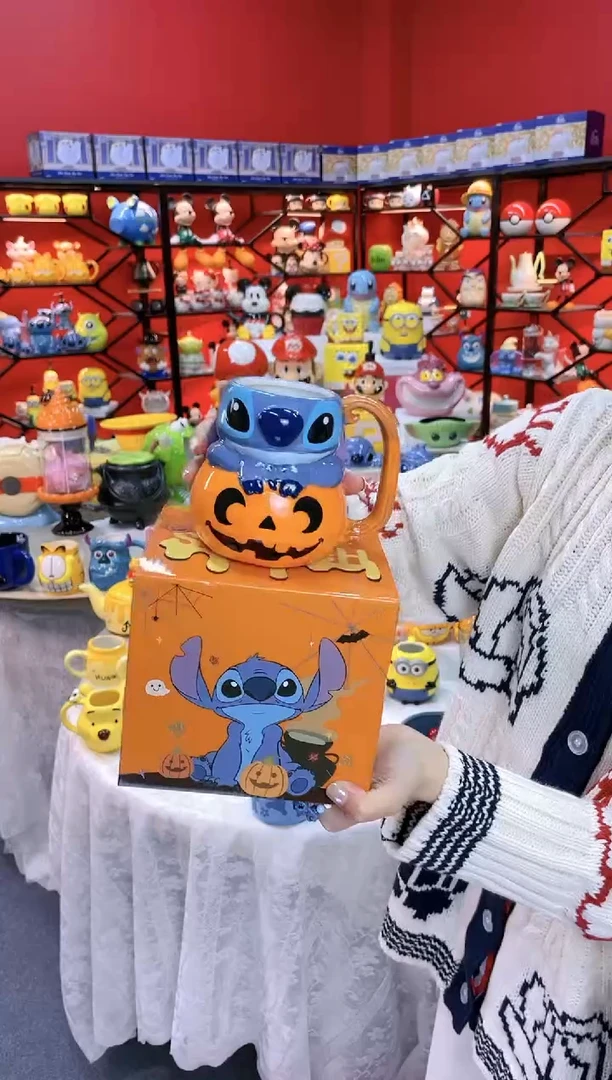 【闪购商品】1@@吏迪仔南瓜陶瓷杯