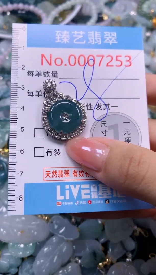 颈饰未镶嵌翡翠7253