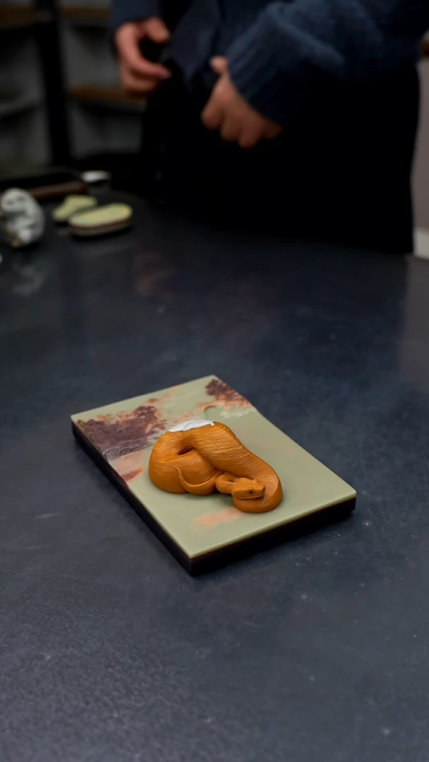 【闪购商品】松花石守业蛇茶宠