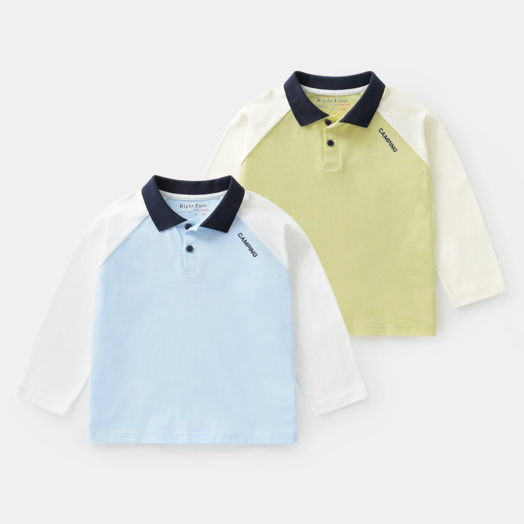 男童Polo衬衫长袖T恤春装2026新款宝宝春季儿童宝宝童装U17144