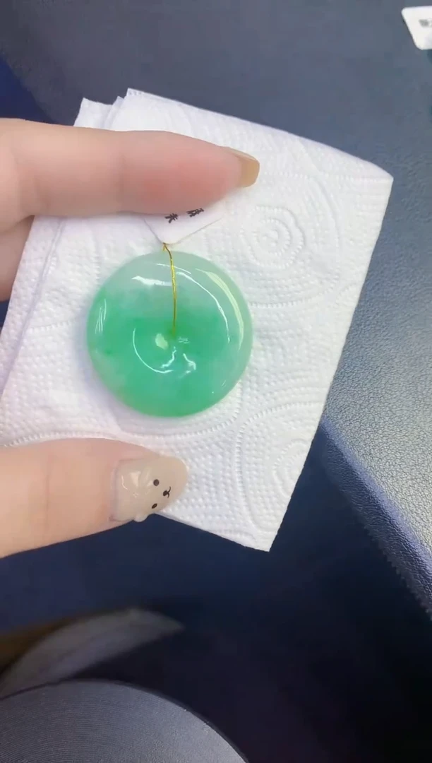 颈饰未镶嵌翡翠缅甸天然翡翠a货