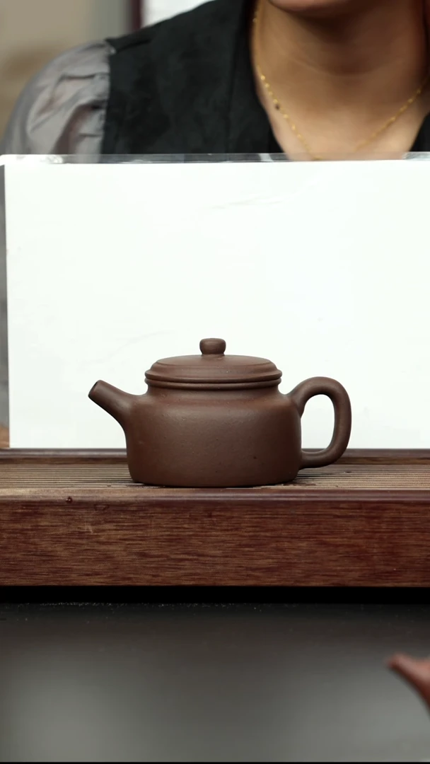 紫砂茶壶老紫泥 大亨德钟