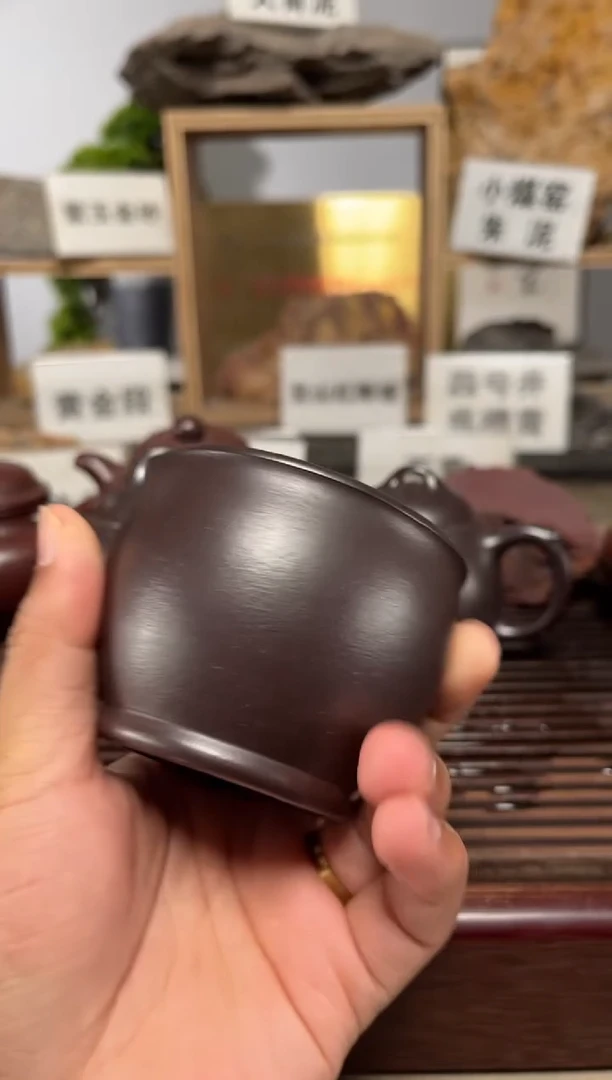 茶壶紫砂纯石红缸杯