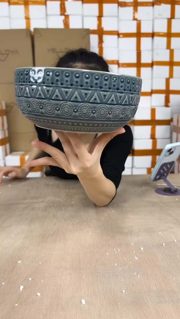 拼盘圆圈蓝色20x8