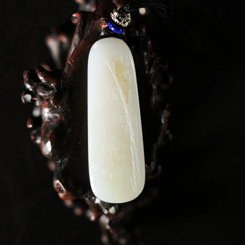 lot51 和田玉节节高挂件/DW51230-050391 保利山东