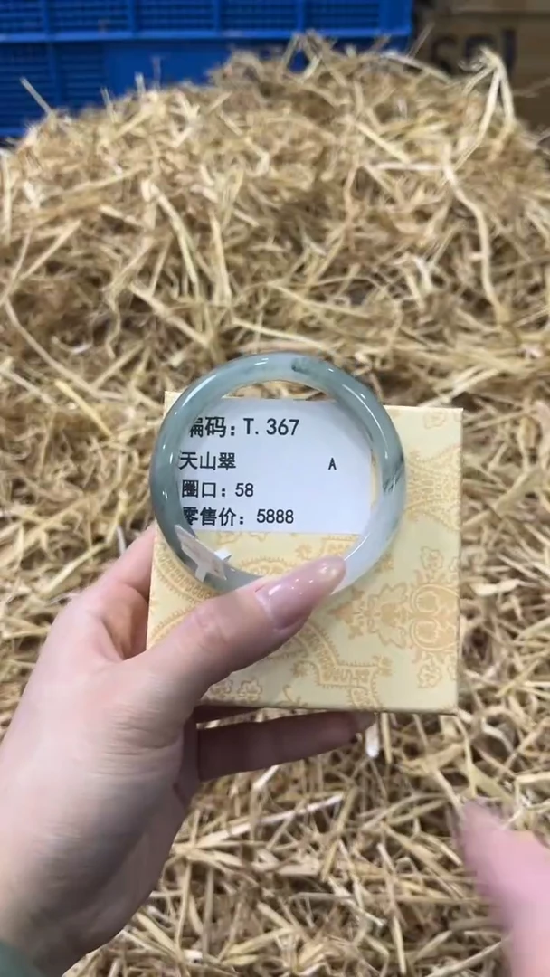 未镶嵌手镯石英质玉T.367