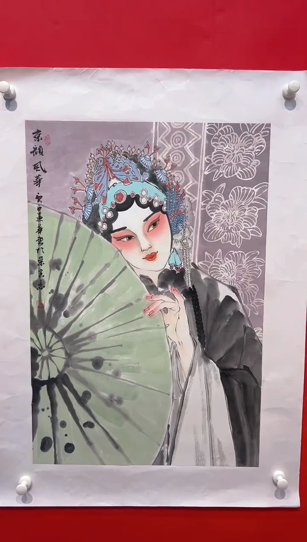 国画画家陆远华纯手绘原作