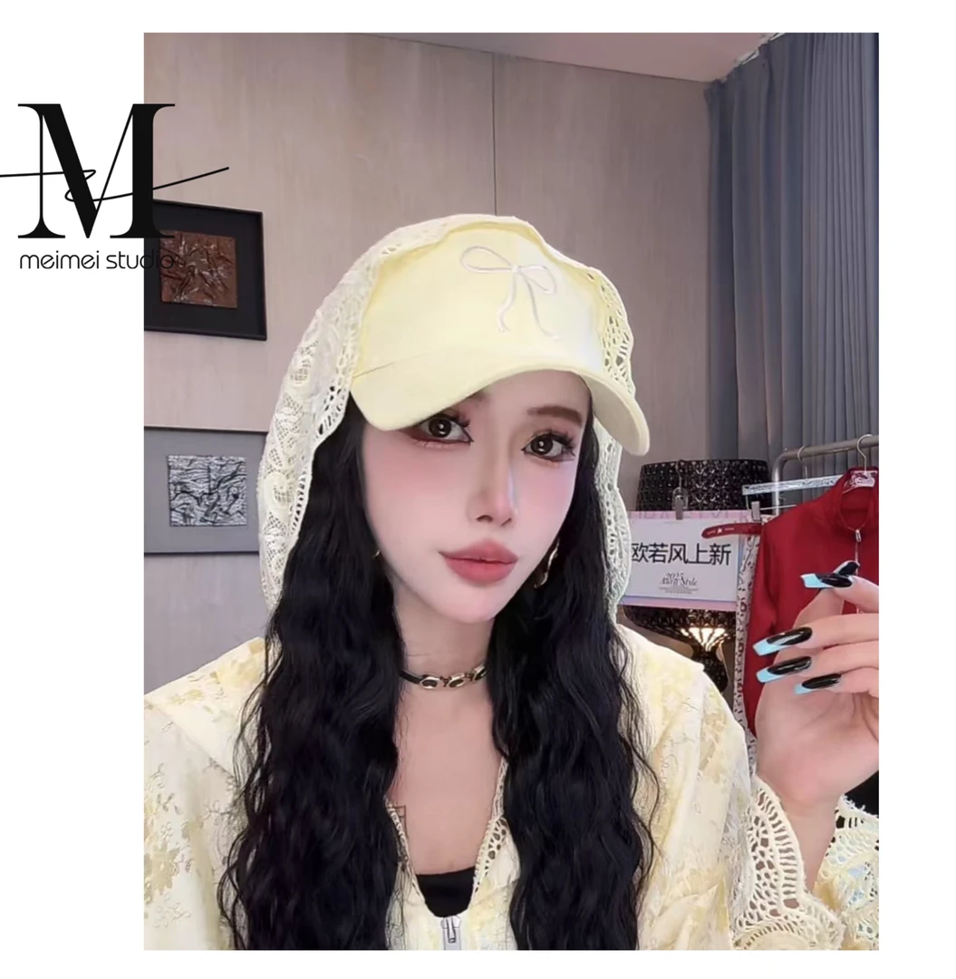 【MEIMEI STUDIO】新款主播自留洋气鸭舌黄色帽30372138