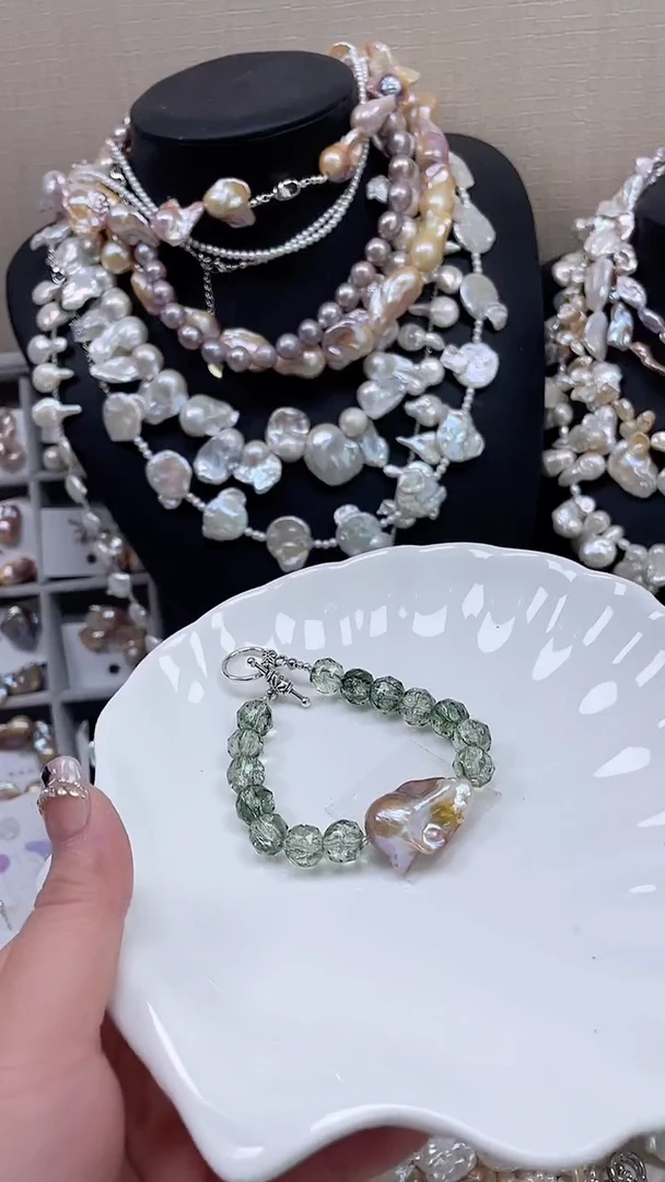 未镶嵌手链淡水珍珠【纯恬饰品】