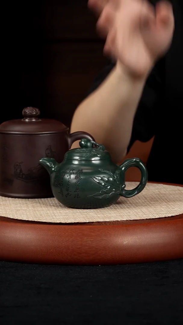 【k030】寿桃宜兴紫砂ZWP