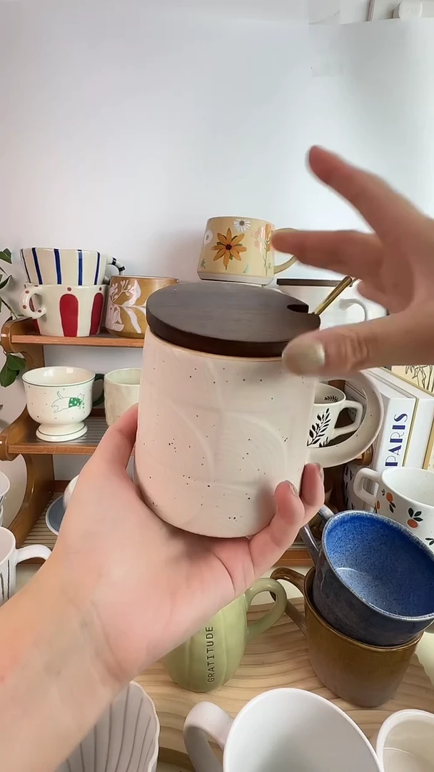 陶瓷盖子款指轮杯