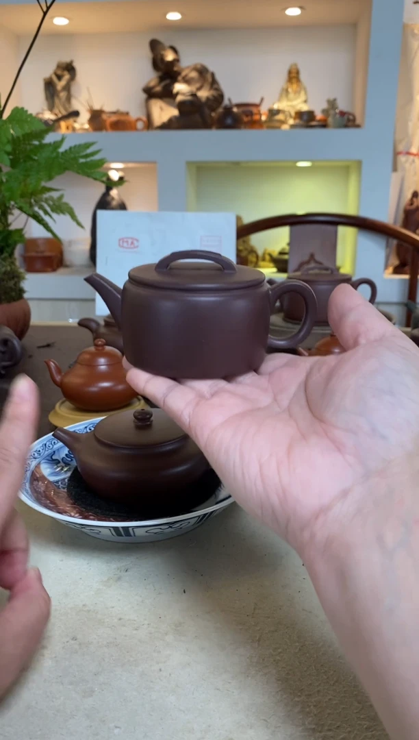 茶壶紫砂汉瓦 紫泥