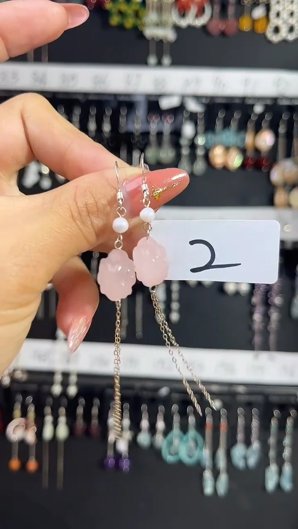 未镶嵌翡翠耳饰喜欢拍