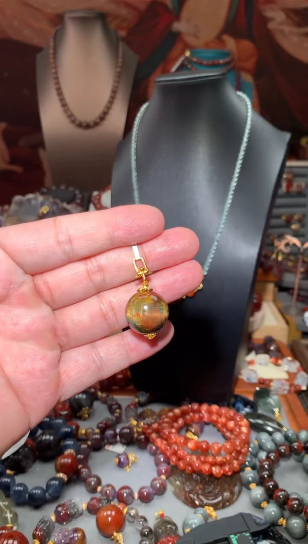 未镶嵌单扣木变石彼得石单扣