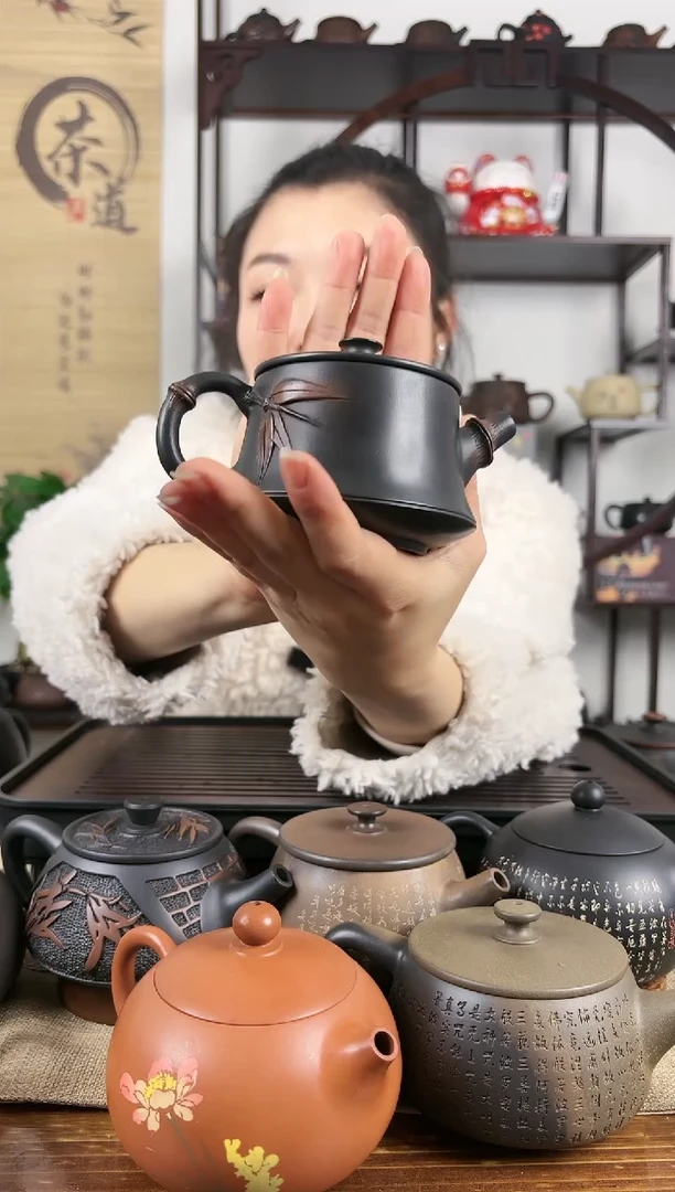 【闪购商品】壶球孔 竹节 柱础壶 200cc