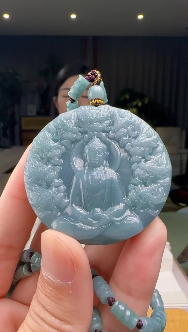 【闪购商品】翡翠吊坠(赠链)未镶嵌多样性发一XM@@60B7J03757