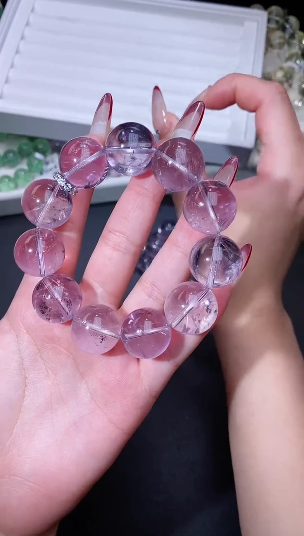 【闪购商品】水晶手链合金115.4玻利维亚紫水晶多样性发其一