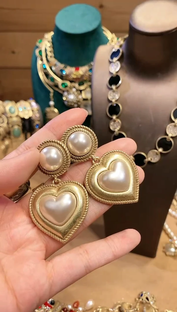 铜合金925银无时尚经典中古珠宝饰品