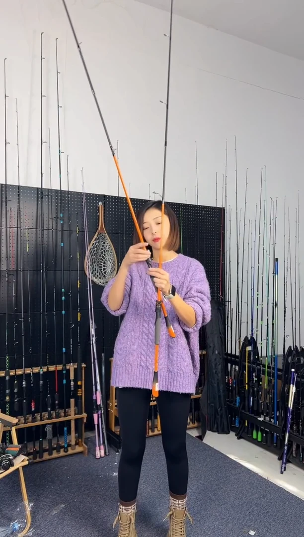 2.1m碳素5号2.1米直柄（瑕疵尾货竿，没有售后，介意勿拍）