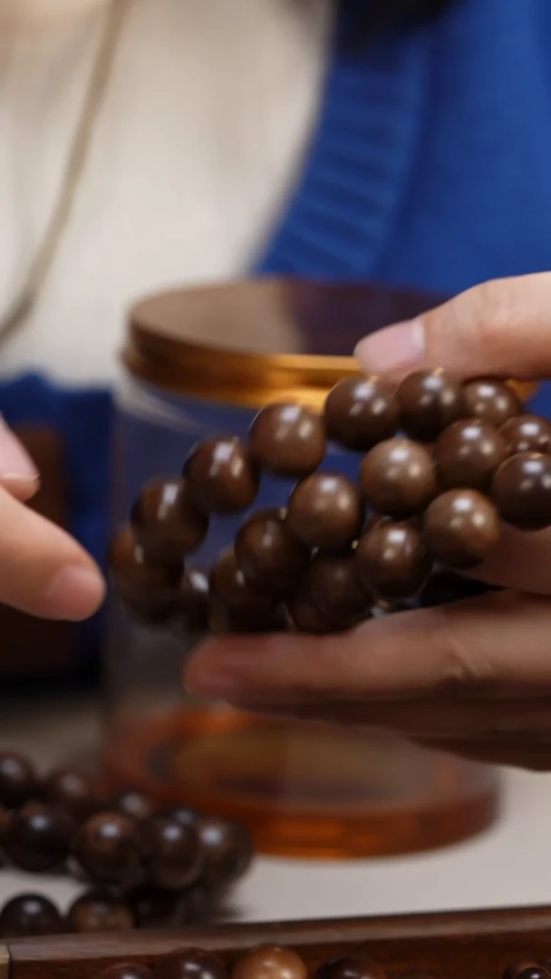 檀香木手串/手链老山檀香1.5圆珠多样式发其一回流瑕疵