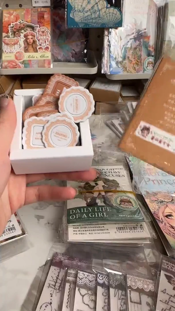 标签记事硬卡贴纸 1盒