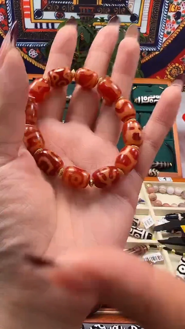 玛瑙/玉髓（覆膜）颈饰合金24.（微瑕）