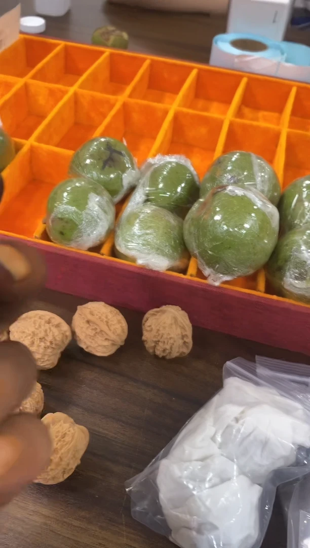 文玩核桃把件【谨慎下单，青皮开起不tui不huan！】粗筋1对青皮